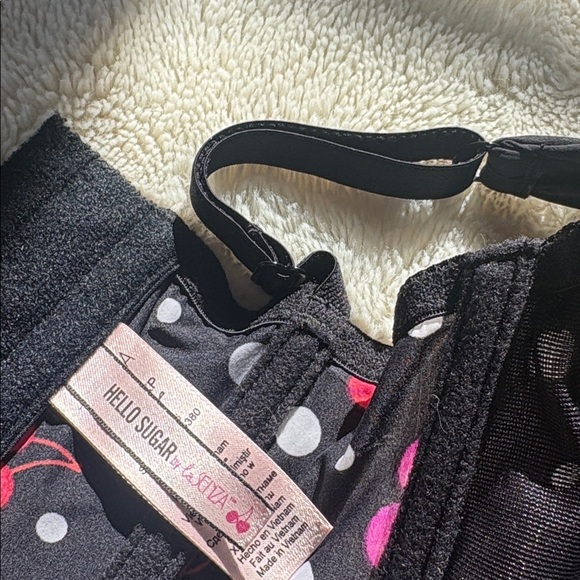 La Senza Hello Sugar Corset Top – Size XS | Y2K Aesthetic | Cherry Push-Up | - Picture 5 of 7